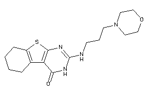 2-(3-morpholinopropylamino)-5,6,7,8-tetrahydro-3H-benzothiopheno[2,3-d]pyrimidin-4-one