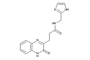 N-(1H-imidazol-2-ylmethyl)-3-(3-keto-4H-quinoxalin-2-yl)propionamide