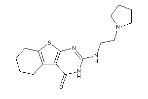 2-(2-pyrrolidinoethylamino)-5,6,7,8-tetrahydro-3H-benzothiopheno[2,3-d]pyrimidin-4-one