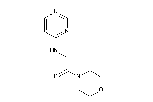 1-morpholino-2-(4-pyrimidylamino)ethanone