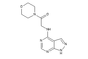 1-morpholino-2-(1H-pyrazolo[3,4-d]pyrimidin-4-ylamino)ethanone