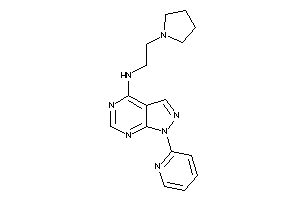 [1-(2-pyridyl)pyrazolo[3,4-d]pyrimidin-4-yl]-(2-pyrrolidinoethyl)amine