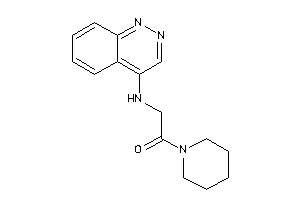 2-(cinnolin-4-ylamino)-1-piperidino-ethanone