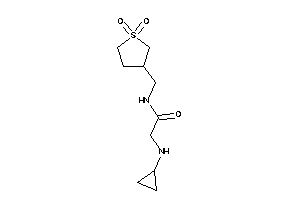 2-(cyclopropylamino)-N-[(1,1-diketothiolan-3-yl)methyl]acetamide