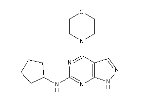 Cyclopentyl-(4-morpholino-1H-pyrazolo[3,4-d]pyrimidin-6-yl)amine