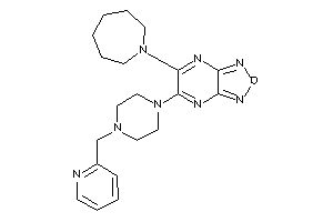 6-(azepan-1-yl)-5-[4-(2-pyridylmethyl)piperazino]furazano[3,4-b]pyrazine