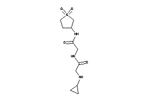 2-(cyclopropylamino)-N-[2-[(1,1-diketothiolan-3-yl)amino]-2-keto-ethyl]acetamide