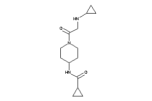 N-[1-[2-(cyclopropylamino)acetyl]-4-piperidyl]cyclopropanecarboxamide