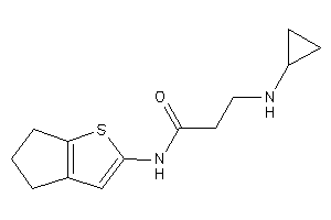 3-(cyclopropylamino)-N-(5,6-dihydro-4H-cyclopenta[b]thiophen-2-yl)propionamide