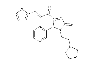 4-[3-(2-furyl)acryloyl]-5-(2-pyridyl)-1-(2-pyrrolidinoethyl)-3-pyrrolin-2-one