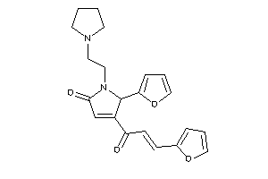 5-(2-furyl)-4-[3-(2-furyl)acryloyl]-1-(2-pyrrolidinoethyl)-3-pyrrolin-2-one