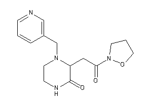 Image of 3-(2-isoxazolidin-2-yl-2-keto-ethyl)-4-(3-pyridylmethyl)piperazin-2-one