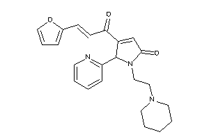 4-[3-(2-furyl)acryloyl]-1-(2-piperidinoethyl)-5-(2-pyridyl)-3-pyrrolin-2-one