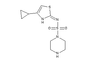 N-(4-cyclopropyl-4-thiazolin-2-ylidene)piperazine-1-sulfonamide