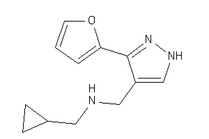 Cyclopropylmethyl-[[3-(2-furyl)-1H-pyrazol-4-yl]methyl]amine