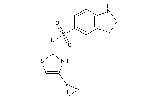 N-(4-cyclopropyl-4-thiazolin-2-ylidene)indoline-5-sulfonamide