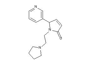 5-(3-pyridyl)-1-(2-pyrrolidinoethyl)-3-pyrrolin-2-one