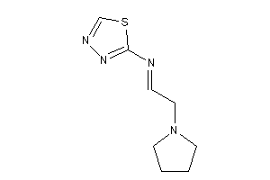 2-pyrrolidinoethylidene(1,3,4-thiadiazol-2-yl)amine