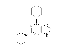 4-(6-piperidino-1H-pyrazolo[3,4-d]pyrimidin-4-yl)morpholine