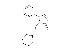 1-(2-piperidinoethyl)-5-(3-pyridyl)-3-pyrrolin-2-one