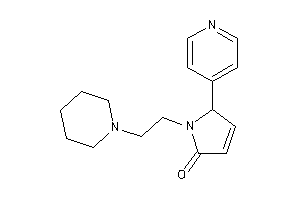 1-(2-piperidinoethyl)-5-(4-pyridyl)-3-pyrrolin-2-one