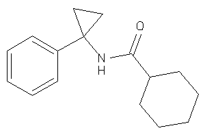 Image of N-(1-phenylcyclopropyl)cyclohexanecarboxamide