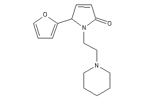 Image of 5-(2-furyl)-1-(2-piperidinoethyl)-3-pyrrolin-2-one