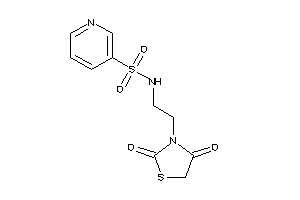 N-[2-(2,4-diketothiazolidin-3-yl)ethyl]pyridine-3-sulfonamide