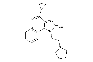 4-(cyclopropanecarbonyl)-5-(2-pyridyl)-1-(2-pyrrolidinoethyl)-3-pyrrolin-2-one