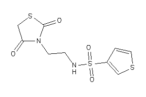 N-[2-(2,4-diketothiazolidin-3-yl)ethyl]thiophene-3-sulfonamide