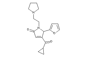 4-(cyclopropanecarbonyl)-5-(2-furyl)-1-(2-pyrrolidinoethyl)-3-pyrrolin-2-one