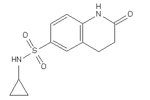 N-cyclopropyl-2-keto-3,4-dihydro-1H-quinoline-6-sulfonamide