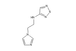 2-imidazol-1-ylethyl(1,2,5-thiadiazol-3-yl)amine