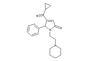 4-(cyclopropanecarbonyl)-5-phenyl-1-(2-piperidinoethyl)-3-pyrrolin-2-one