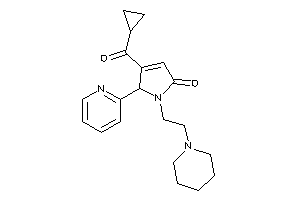 4-(cyclopropanecarbonyl)-1-(2-piperidinoethyl)-5-(2-pyridyl)-3-pyrrolin-2-one