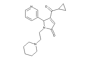 4-(cyclopropanecarbonyl)-1-(2-piperidinoethyl)-5-(3-pyridyl)-3-pyrrolin-2-one