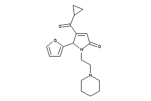 4-(cyclopropanecarbonyl)-5-(2-furyl)-1-(2-piperidinoethyl)-3-pyrrolin-2-one