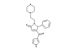 1-(2-morpholinoethyl)-5-phenyl-4-(1H-pyrrole-3-carbonyl)-3-pyrrolin-2-one