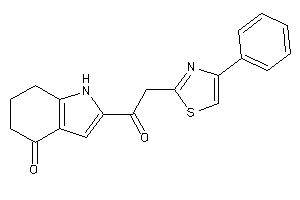 2-[2-(4-phenylthiazol-2-yl)acetyl]-1,5,6,7-tetrahydroindol-4-one