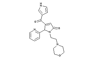 1-(2-morpholinoethyl)-5-(2-pyridyl)-4-(1H-pyrrole-3-carbonyl)-3-pyrrolin-2-one