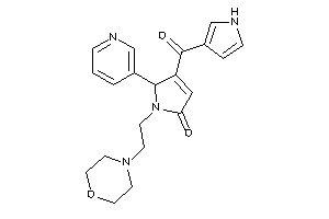 1-(2-morpholinoethyl)-5-(3-pyridyl)-4-(1H-pyrrole-3-carbonyl)-3-pyrrolin-2-one