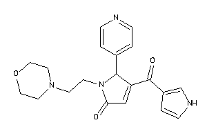 1-(2-morpholinoethyl)-5-(4-pyridyl)-4-(1H-pyrrole-3-carbonyl)-3-pyrrolin-2-one