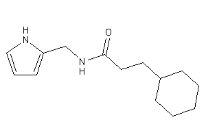 3-cyclohexyl-N-(1H-pyrrol-2-ylmethyl)propionamide