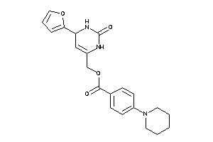 4-piperidinobenzoic Acid [4-(2-furyl)-2-keto-3,4-dihydro-1H-pyrimidin-6-yl]methyl Ester