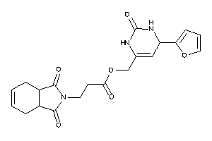 3-(1,3-diketo-3a,4,7,7a-tetrahydroisoindol-2-yl)propionic Acid [4-(2-furyl)-2-keto-3,4-dihydro-1H-pyrimidin-6-yl]methyl Ester