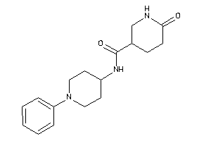 6-keto-N-(1-phenyl-4-piperidyl)nipecotamide