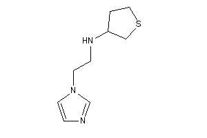 2-imidazol-1-ylethyl(tetrahydrothiophen-3-yl)amine