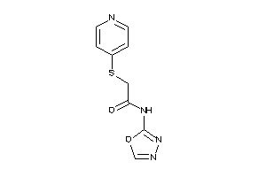 N-(1,3,4-oxadiazol-2-yl)-2-(4-pyridylthio)acetamide