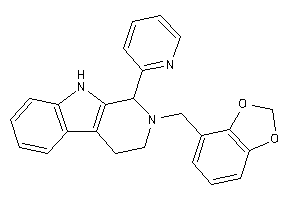 2-(1,3-benzodioxol-4-ylmethyl)-1-(2-pyridyl)-1,3,4,9-tetrahydro-$b-carboline