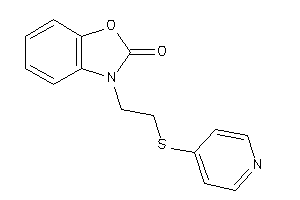 3-[2-(4-pyridylthio)ethyl]-1,3-benzoxazol-2-one